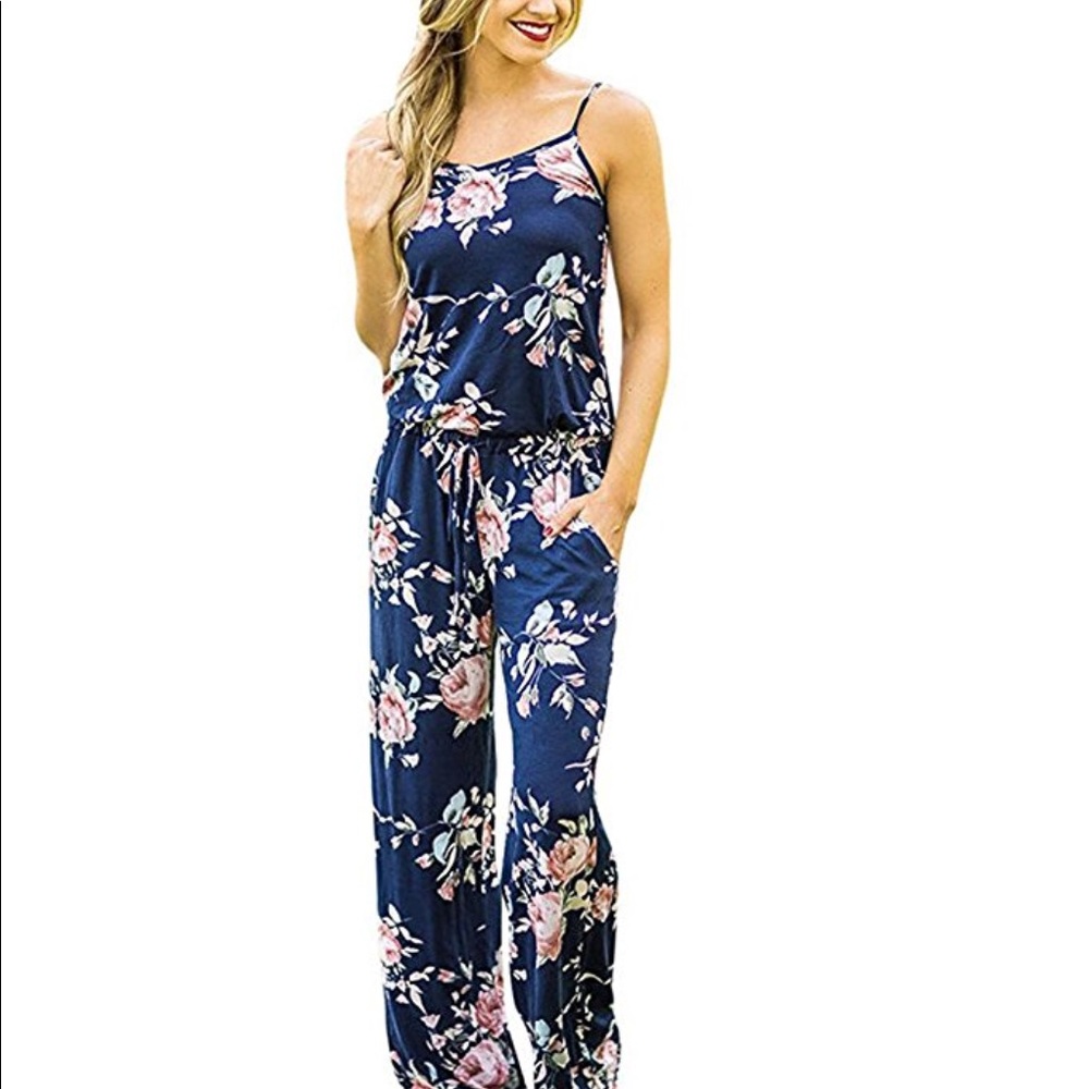 Beautiful women casual jumpsuit off shoulder
